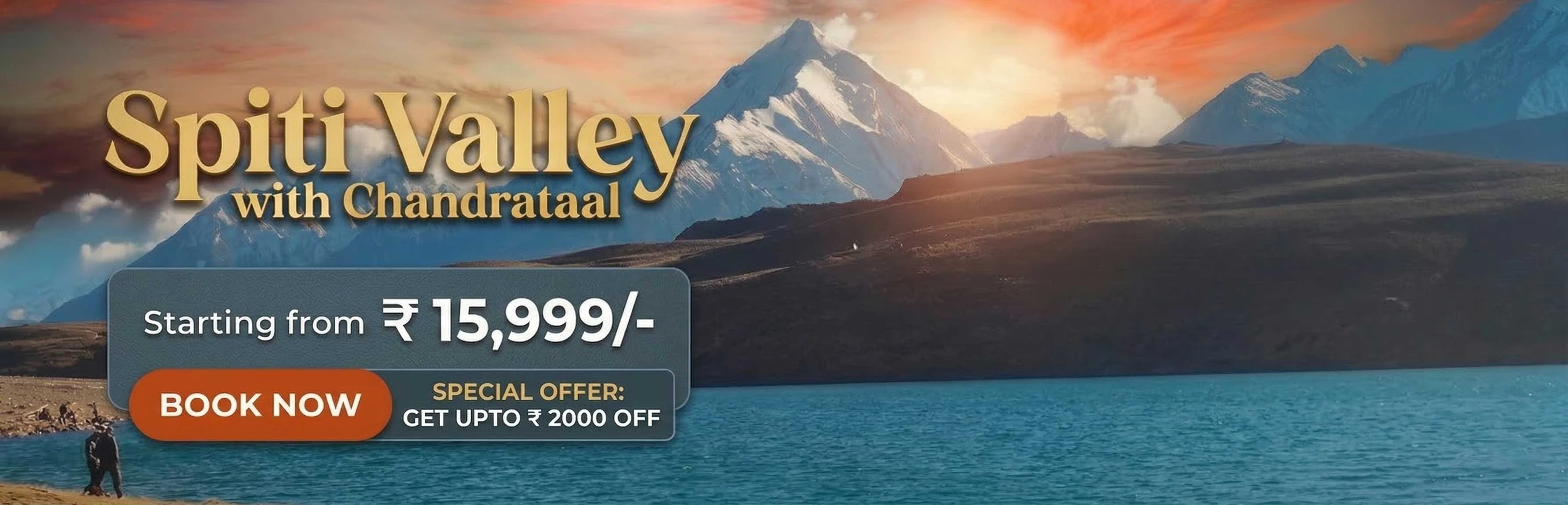 Chandratal Lake with Spiti Valley